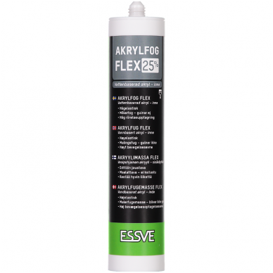 ESSVE AKRILAS FLEX 25% (baltas)